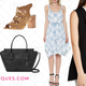 Luxxel Culottes Romper, $50 | Restricted Lace Up Heel, $40 | Botkier Cooper Black Satchel, $225 | Esley Collection Blue Gingham Dress, $49 | BCBGeneration Striped Collar Top, $49